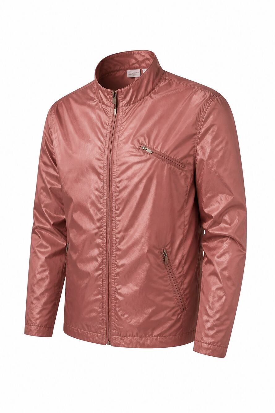 Zenergy Chico's Faux Leather Jacket Womens SZ XL Burnt Orange Snakeskin Moto